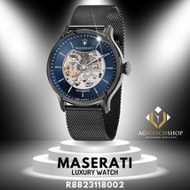 Montre automatique pour homme Maserati Epoca en acier inoxydable noire R... - £209.56 GBP