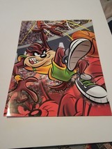 Vintage Looney Tunes Taz Notebook Folder Stuart Hall Tasmanian Devil 90s... - £11.10 GBP