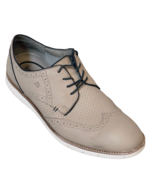 Men Shoes JOSEF SEIBEL Taupe Leather Wingtip Oxford Derby Size  Eu 45 US... - £35.91 GBP