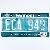 2019 United States Vermont Green Mountain Passenger License Plate ECA 949 - $336.54 MXN