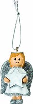 Cute Silver Girl Angel Christmas Tree Decoration Ornament Bauble (Faith) - £3.80 GBP