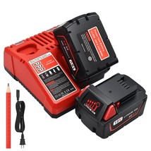 2 Pack 18V M18 Lithium Batteries Replacement For Milwaukee M18 Battery W... - $152.99