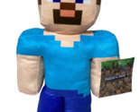 Minecraft Plush Toy Steve 14 inch Tall .Video Game. NWT. Official - £15.25 GBP