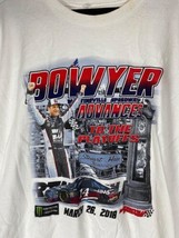 Clint Bowyer T Shirt Size 2XL XXL Graphic Stewart Haas Racing Crewneck - $27.83