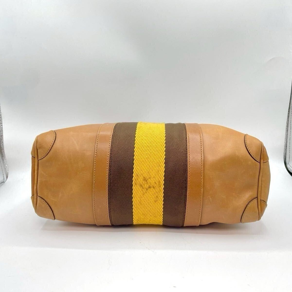 Gucci Sherry Mini Boston Bag, Tan leather, women's 2-way bag. Item image 5
