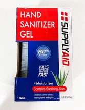 LOT OF 2 Supplyaid hand sanitizer gel 80% Alcohol with Aloe , 16 Fl Oz (80 Oz) - £15.45 GBP