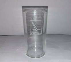 Eastern Airlines Water Glass- Frosted Falcon 1950’s Logo 4.5 inches - £18.89 GBP