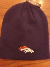 "DENVER BRONCOS" NFL Reebok "Sport Knit Hat" Blue New With Tags Adult OS... - $12.38