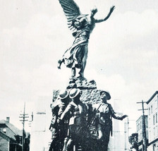 1915 Soldiers Angel Memorial Statue Sherbrooke Quebec Photogravure Canad... - $559.01 MXN