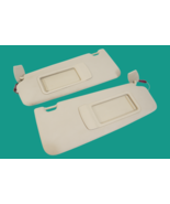 bmw f10 528i 535 left right interior sun visor sunvisor mirror TAN set 2... - $1,615.44 MXN