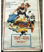 SLEEPER Movie Poster One Sheet 1980 ReRelease Woody Allen (Impaired) - $15.93 CAD