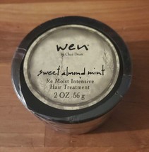 Wen Sweet Almond Mint Re Moist Intensive Hair Treatment 2oz Chaz Dean Styles New - $14.95