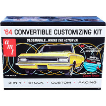 Skill 2 Model Kit 1964 Oldsmobile Cutlass F-85 Convertible 3-in-1 Kit 1/25 Sc... - £37.36 GBP