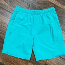 MYLES $68 Make Moves Everyday Stretch Shorts 8&quot; inseam Medium Lake Color - $28.58