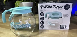 Core Kitchen  Clear/Teal  3 qt. Gourmet  Popcorn Popper w/ Box - £10.05 GBP