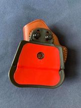 Fits Smith&Wesson M&P Shield Leather Paddle Holster Open Top #1131# RH image 7