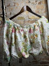 ASTR The Label Danya Floral Print Eylet Top Boho Size Small - $53.01