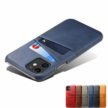 For iPhone 11 Pro Xs Max Xr 7 8 6 SE Case Leather Wallet Cards Holder Back Cover - $50.33