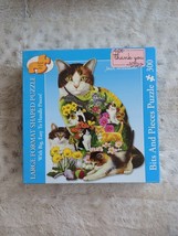 JACK WILLIAMS CALICO CAT KITTENS BITS AND PIECES PUZZLE LARGE FORMAT 300 PC - $14.24