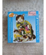 JACK WILLIAMS CALICO CAT KITTENS BITS AND PIECES PUZZLE LARGE FORMAT 300 PC - $14.24