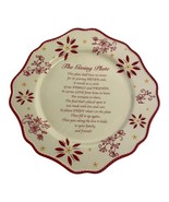 TEMPTATIONS THE GIVING PLATE Dish Keepsake 12” - $33.83 CAD
