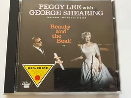 PEGGY LEE &amp; GEORGE SHEARING - BEAUTY AND THE BEAT! (AUDIO CD, 1992) - $1.71