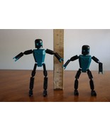 Lot of 2 K&#39;nex Knex Building Toy Robots Action Figures Only - One shorte... - $195.21 MXN
