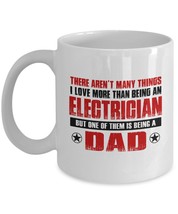 Funny Mug-Electrician Father-Best Inspirational Gifts for Dad-11 oz Coffee Mug - £10.94 GBP