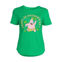 SpongeBob SquarePants Juniors St Patrick Day Graphic Tee Short Sleeves S... - $16.82