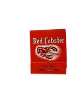 Vintage Matchbook Red Lobster Sea Food Restaurant Red Front Strike Adver... - €12,76 EUR