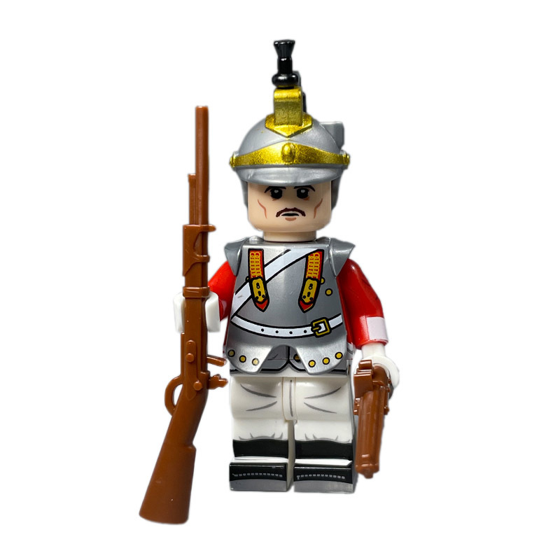 1pcs Napoleonic Wars Spanish Cuirasiers Minifigure Building Block Toy - $3.68