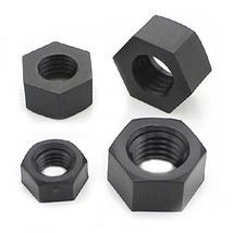 Fujiyuan 50 pcs Hex Nuts Metric Thread Plastic Hexagon Head Nuts Nylon M... - £5.81 GBP