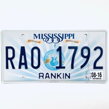 2016 United States Mississippi Rankin County Passenger License Plate RA0... - $16.25 CAD
