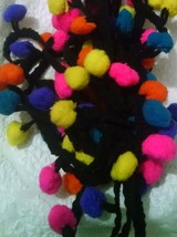 3YARD Fluffy Ball Lace Trims Pom Pom Applique Fringe Ribbon Sewing Accessories - $1.43