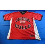 PRO EDGE CHICAGO BULLS BASKETBALL TEAM RED BLACK WHITE SPORTS JERSEY SHI... - $22.96