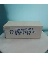 Bread Tube Star Shaped Baking Tin Pan W/Recipe -Pampered Chef #12105 A -Preowned - $9.80