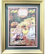 Mary Engelbreit Framed Print Do Unto Others Golden Rule 2 Little Girls T... - £41.68 GBP
