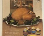 1990s Butterball Vintage Print Ad Advertisement pa11 - $4.94