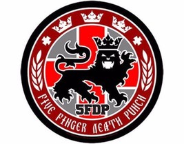 Five Finger Death Punch Legionary Seal 2014 Giant Circular Back Patch - 28.5 Cms - £9.32 GBP