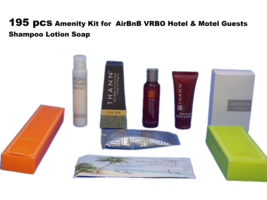 Amenity Kit (195 pcs) for  AirBnB VRBO Hotel &amp; Motel Guests Shampoo Lotion Soap - £71.94 GBP