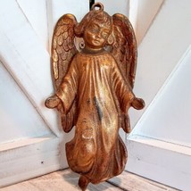 Brass Ronson Angel Holy Water Holding Wall  Hanging Sculpture Newark, NJ... - $11.45