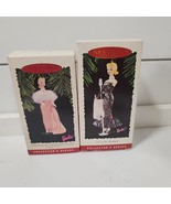Set of 2 Hallmark Barbie Keepsake Ornaments Christmas Tree Vintage Mattel - $26.30 CAD