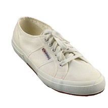Unisex Shoes SUPERGA Classic White Sneakers Size Men&#39;s 9.5 Women&#39;s 11 - £39.41 GBP
