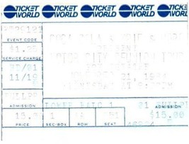 Vintage Moteur Ville Reunion Ticket Stub Novembre 21 1984 Detroit Michigan - $43.55