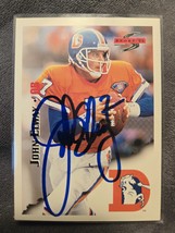 John Elway Hand Signed Football Card Autographed Denver Broncos Auto HOF - $29.00