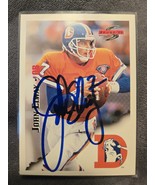 John Elway Hand Signed Football Card Autographed Denver Broncos Auto HOF - $536.15 MXN