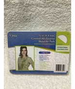 Dritz 1/4&quot; 6.4 mm 1 pair COVERED All-Purpose Shoulder Pads White 11013 NEW - $7.91