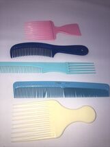 Vintage Hair Comb lot Goody, Pro1131&amp; Unbranded - $17.16