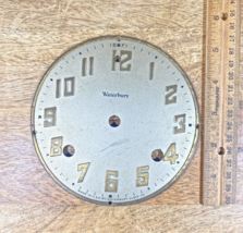 Old Waterbury 8 Day Clock Movement Dial Pan (5.48 Inches Diameter) (K9977) - £19.98 GBP