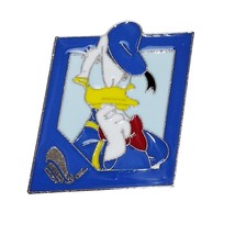Disney WDW Donald Duck Thinking Blue Square 2013 Pin - £5.53 GBP